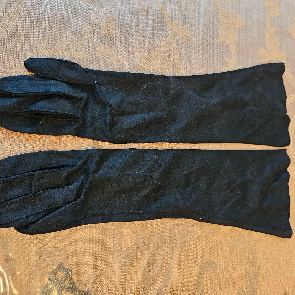 Vintage Black Formal Gloves